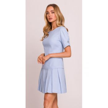 Rochie cu fusta plisata -