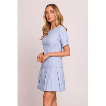 Rochie cu fusta plisata -