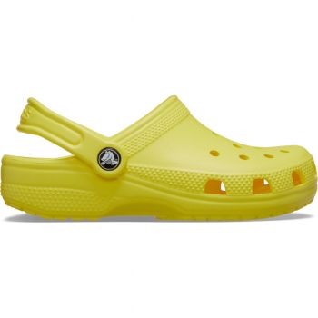 Saboți Crocs Classic Toddlers New clog Galben - Cyber Yellow