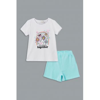 Set de imbracaminte cu imprimeu - 2 piese