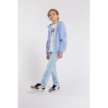 Set de tricou si pantaloni scurti din bumbac cu imprimeu - 2 piese
