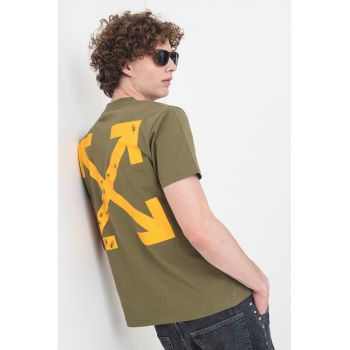 Tricou slim fit cu logo