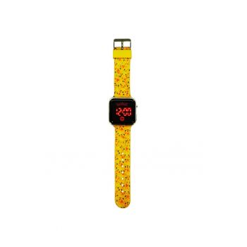 Ceas de mana copii led - Pockemon Pikachu - Galben