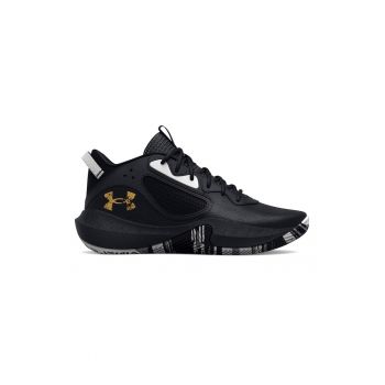 Pantofi de piele cu garnituri de plasa pentru baschet Lockdown 6