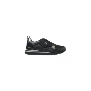 Pantofi sport dama -  Feminine Active City Sneaker - Poliuretan - Negru