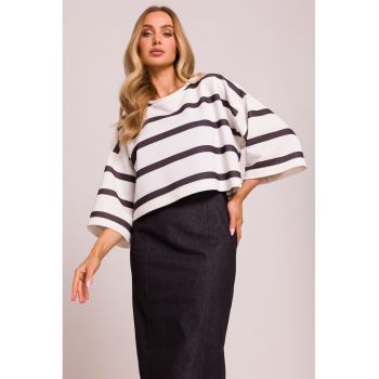 Bluza scurta cu imprimeu -