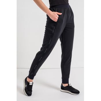Pantaloni de trening cu benzi logo