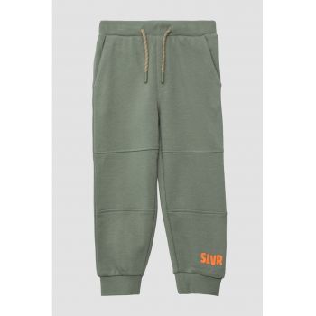 Pantaloni de trening relaxed fit cu talie ajustabila
