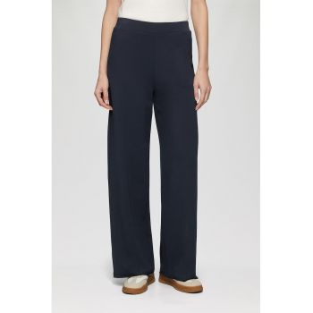 Pantaloni din amestec de modal cu croiala ampla