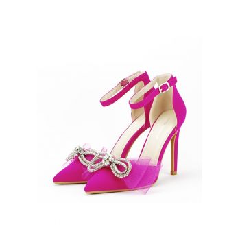 Pantofi fuchsia cu funda 6831 01 12468 ieftini la reducere