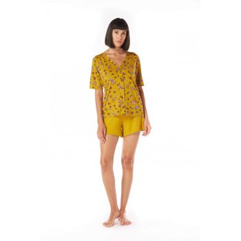 Pijama dama din viscoza - PFV68IMP - multicolor -