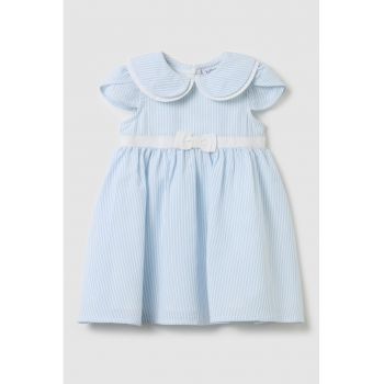 Rochie evazata cu model in dungi