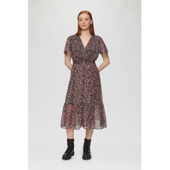 Rochie midi cu imprimeu floral