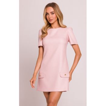 Rochie mini in forma de trapez -