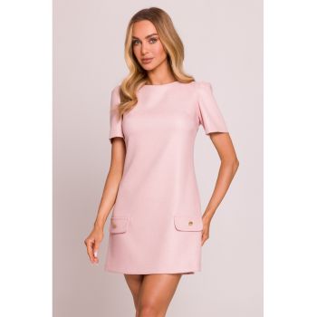 Rochie mini in forma de trapez -