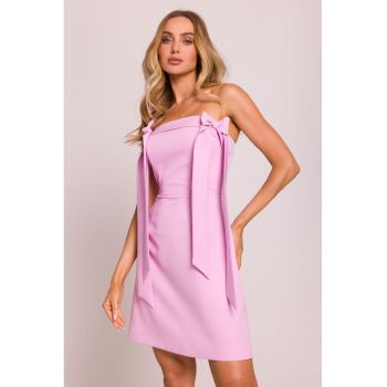 Rochie tip corset cu fundite -