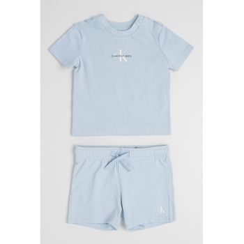 Set de pantaloni scurti si tricou din amestec de bumbac - 2 Piese