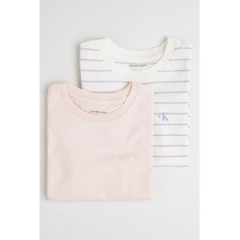 Set de tricouri slim-fit din bumbac - 2 Piese