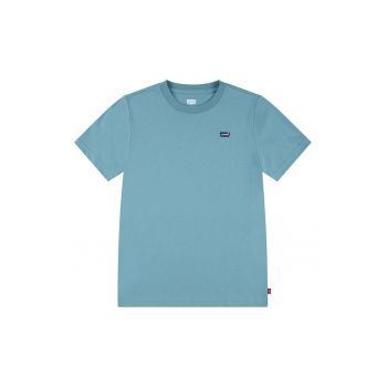 Tricou cu decolteu la baza gatului si logo
