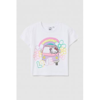 Tricou cu imprimeu Hello Kitty