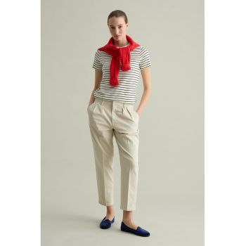 Tricou de bumbac cu dungi