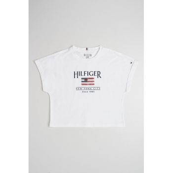 Tricou de bumbac cu imprimeu logo