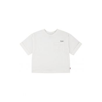 Tricou din amestec de bumbac cu bumbac frontal