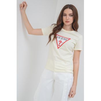 Tricou din bumbac cu imprimeu logo