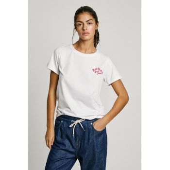 Tricou din bumbac cu imprimeu pe partea din spate