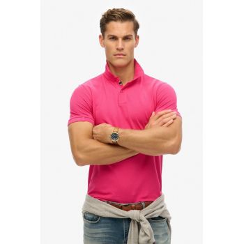 Tricou polo slim fit de bumbac
