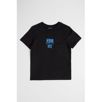 Tricou de bumbac cu imprimeu logo