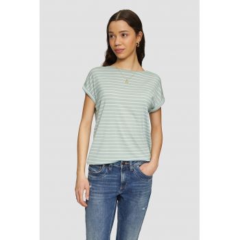 Tricou uni din amestec de lyocell