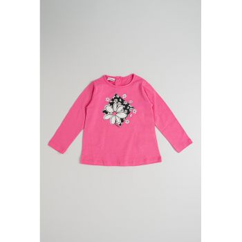 Bluza din bumbac cu model grafic