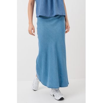 Fusta lunga de denim - din lyocell