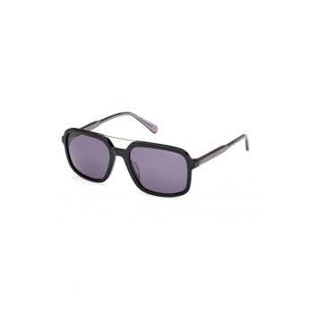 Ochelari de soare aviator patrati cu lentile uni
