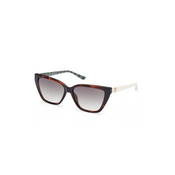 Ochelari de soare cat-eye cu lentile in degrade