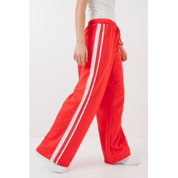 Pantaloni de trening relaxed fit cu snururi