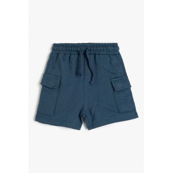 Pantaloni scurti cargo de bumbac