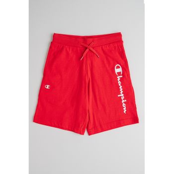 Pantaloni scurti cu imprimeu logo