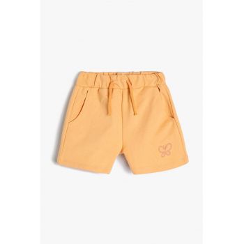 Pantaloni scurti cu snur in talie