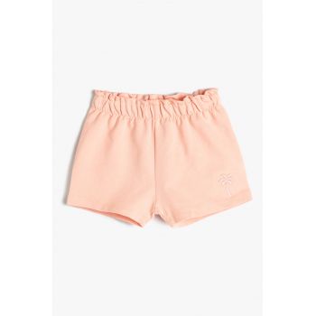 Pantaloni scurti uni de bumbac