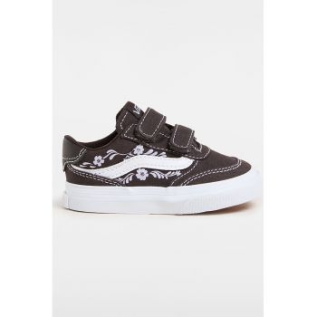 Pantofi sport cu inchidere velcro si imprimeu floral