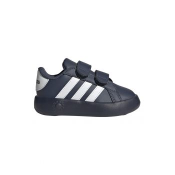 Pantofi sport din piele ecologica cu velcro Grand Court 2.0