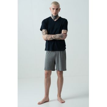 Pijama scurta cu decolteu in V