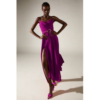 Rochie midi cu decolteu cache-coeur Tremolo -