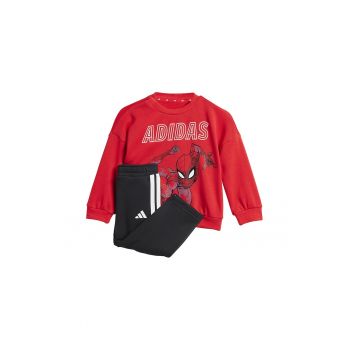 Set de bluza si pantaloni de trening cu imprimeu cu Spider-Man