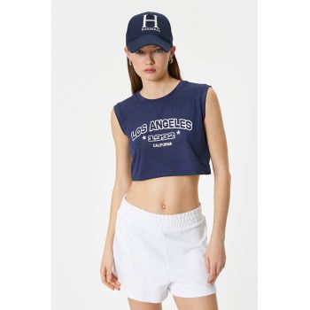 Top crop cu text
