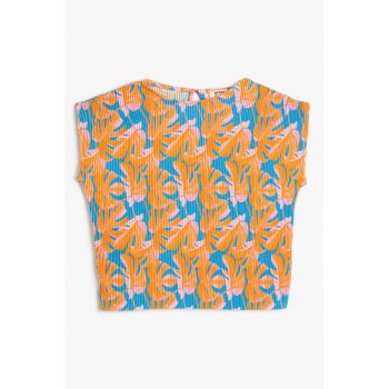 Tricou cu imprimeu floral