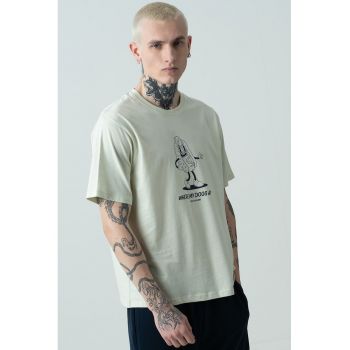 Tricou cu imprimeu grafic Jorunoexpect