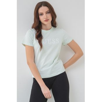 Tricou cu imprimeu logo pentru fitness